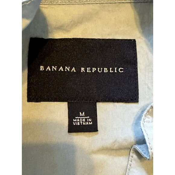 Banana Republic Jacket Womens Size Medium Blue Lightweight Anorak Outdoor - Picture 6 of 7